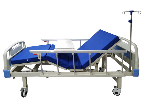 手動雙搖病床