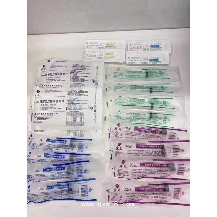 一次性使用無菌注射器，1ML、3ML、5ML等