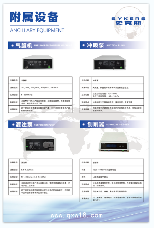 灌注泵、氣腹機(jī)、沖吸泵、動(dòng)力系統(tǒng)