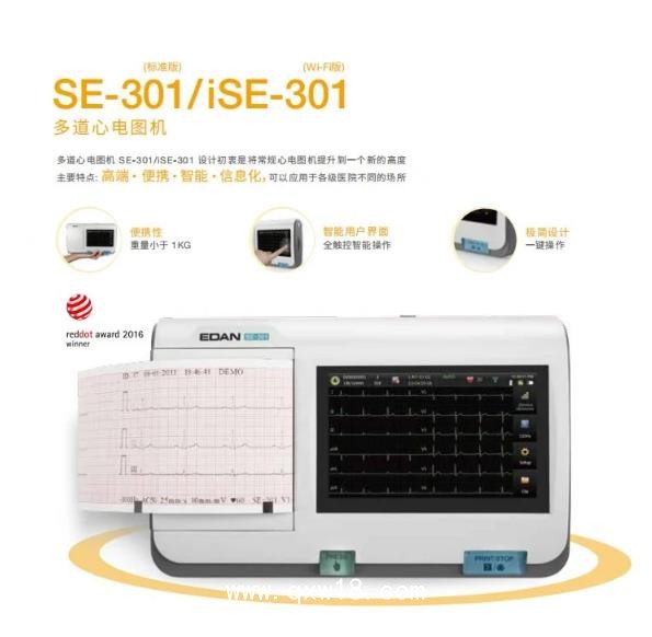 理邦EDAN 多道心電圖機(jī) SE-301