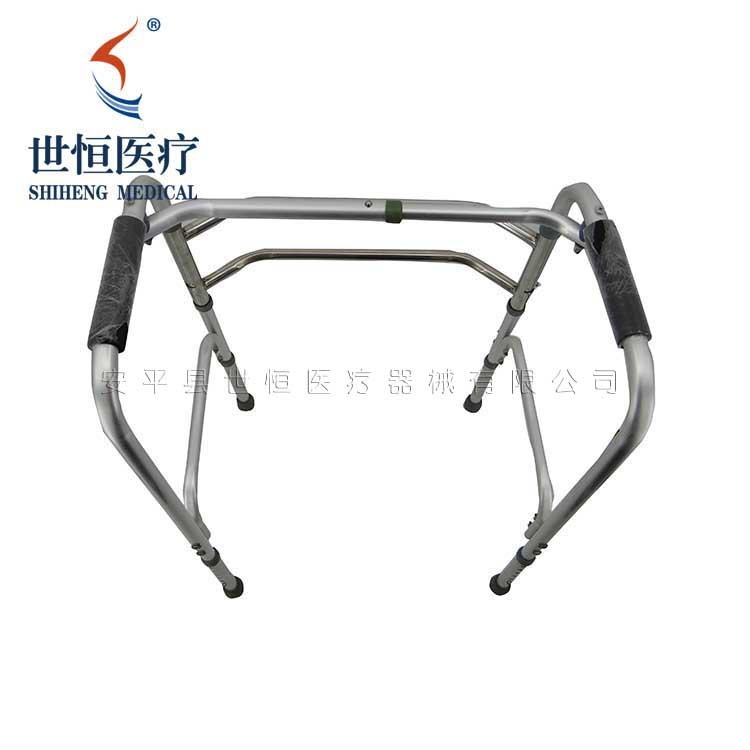世康恒達 助行器工廠批發(fā)不銹鋼助行器老年人走路輔助拐杖可調(diào)高低助行器