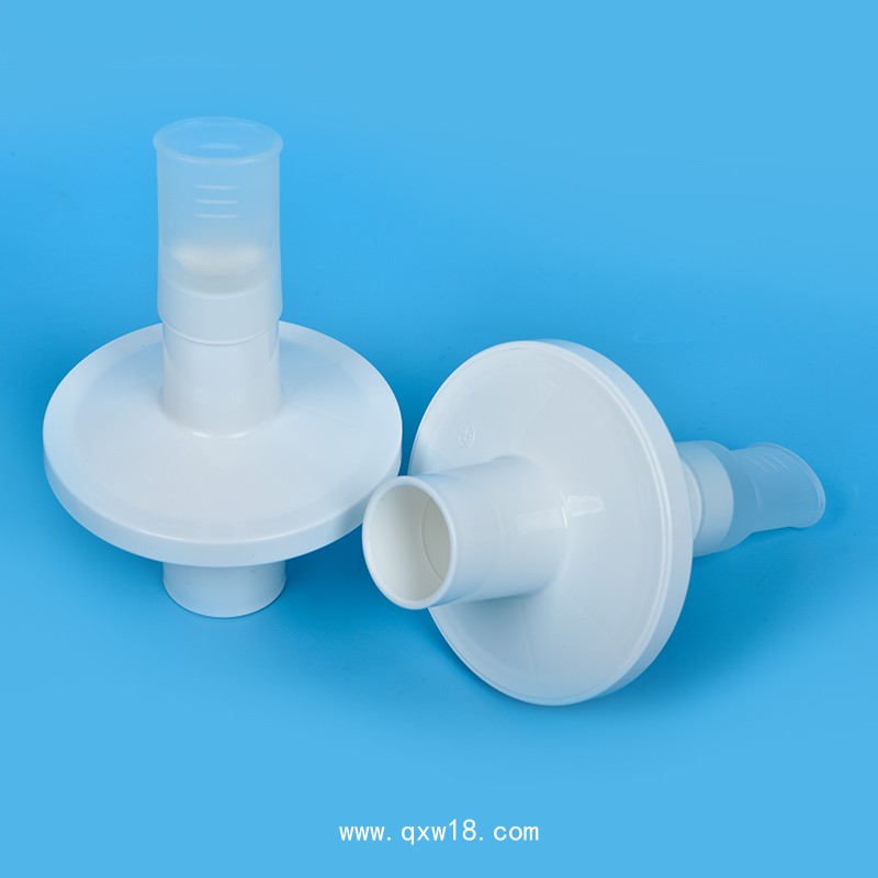 新款合肥健橋適用一次性肺功能儀用過濾嘴咬嘴呼吸循環(huán)過濾器咬口