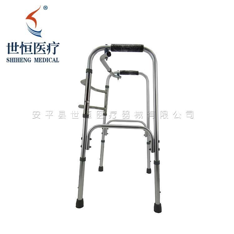 世康恒達 助行器不銹鋼助行器老年人走路輔助拐杖可調高低助行器