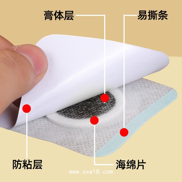 穴位貼敷治療貼廠家批發(fā)定制代工兒童咳喘健胃感冒蜂蜜保健貼