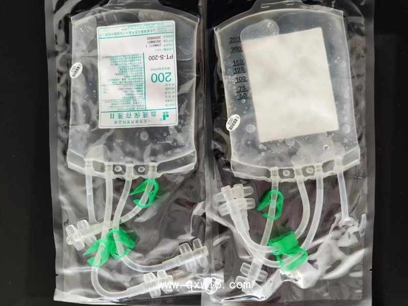 山東威高三氧血袋 威高臭氧血袋 威高一次性使用塑料血袋200ml